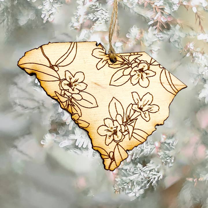 South Carolina Gelbe Jessamine State Blumen-Verzierung für den Großhandel von Two Peas Paper Co.