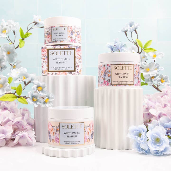 Solette - Wholesale Body Scrub/Exfoliant - White Sands + Seaspray Whipped Sugar Scrub2
