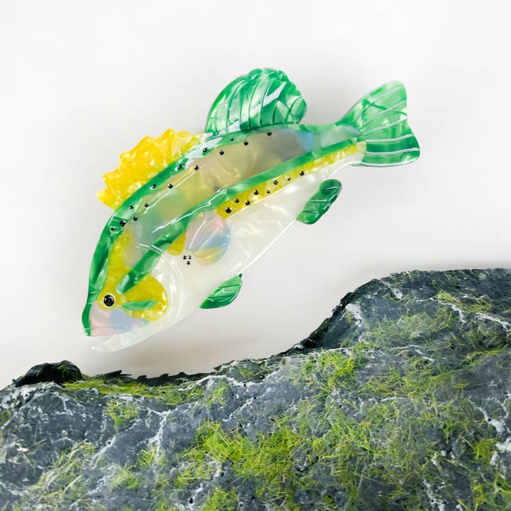 TheDivaSoap - Wholesale Hair Clip - Women's - Perch Claw Clip, Marine Animal Hair Clip