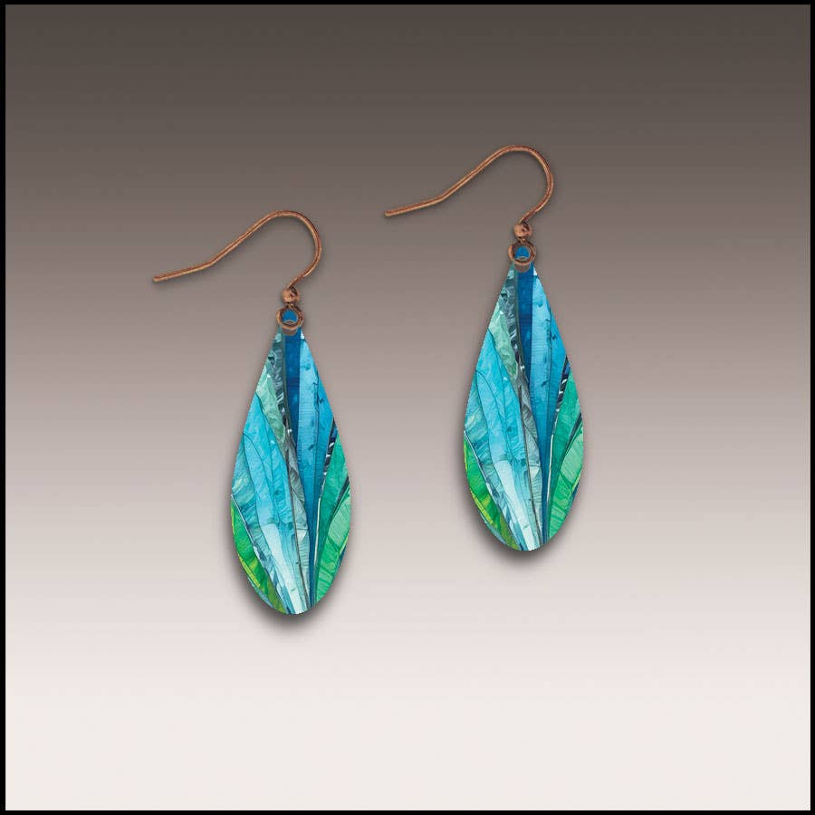 Illustrated Light & DC Designs – Großhandel Ohrhänger – Wasserfall Crash Tau Tropfen handgefertigte Ohrringe