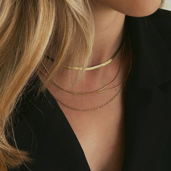 Boem Collection - Wholesale Link & Chain Necklace - Olivia Necklace