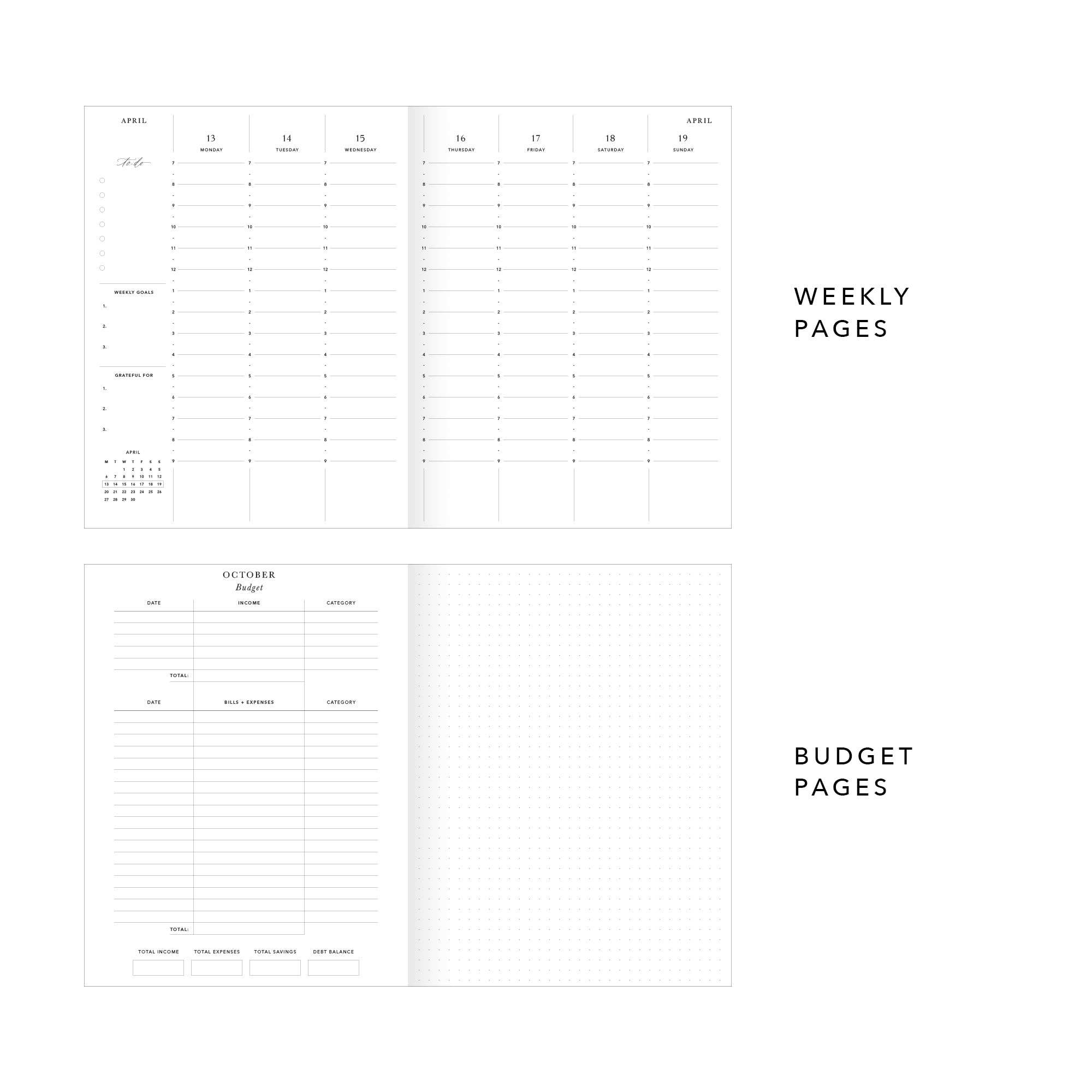 Blush And Gold - Wholesale Planner - 2026 Weekly Planner - Tortoise21