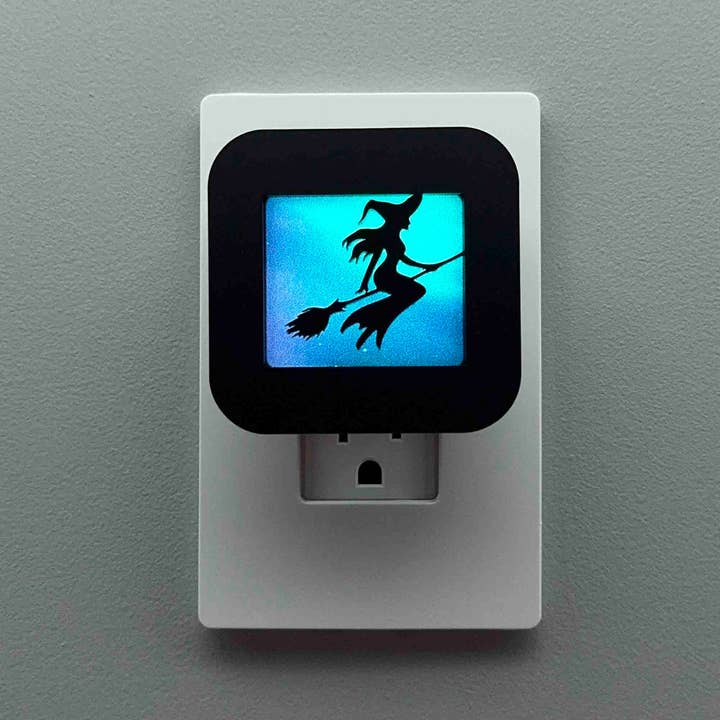 Flying Witch Night Light for wholesale by Swaplights Night Lights