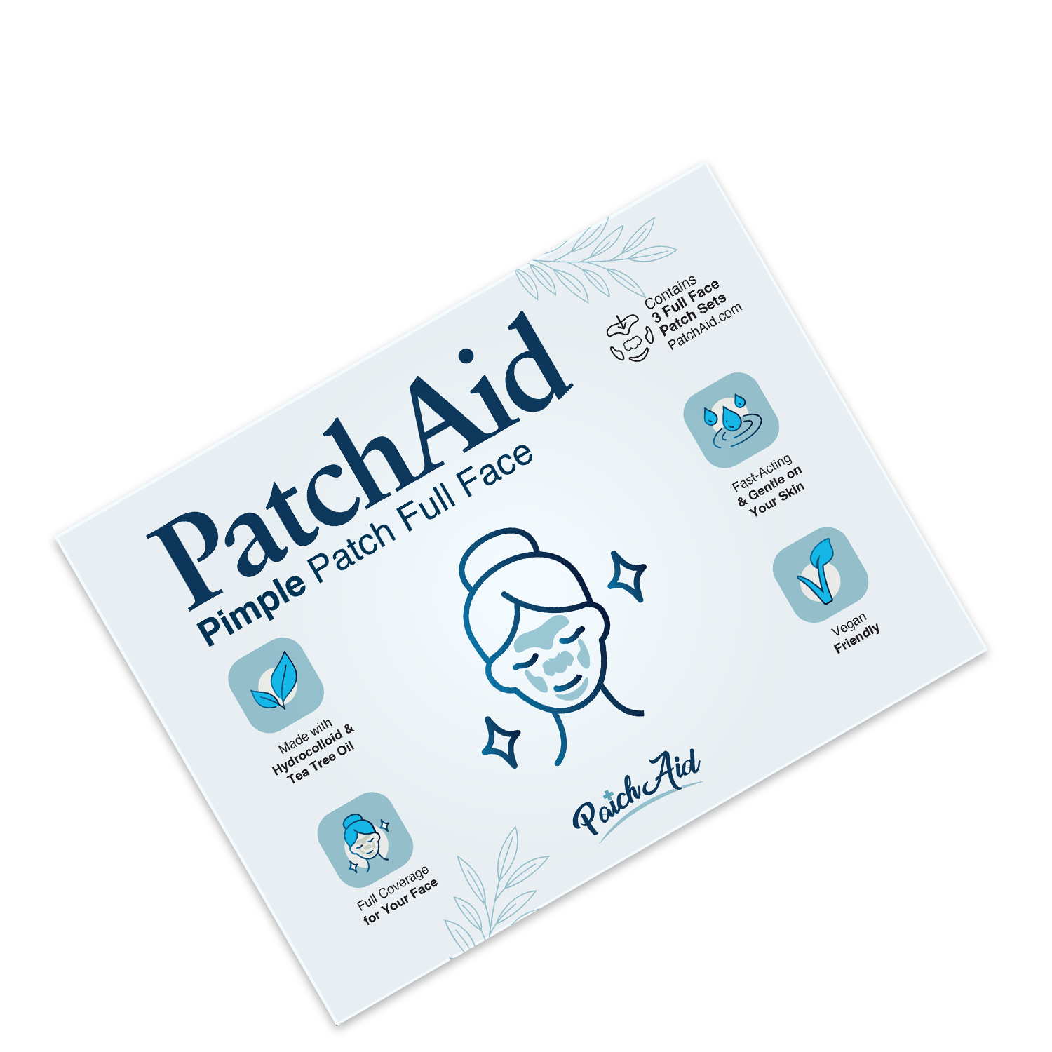 PatchAid - Wholesale Acne/Hydrocolloid Patch - Pimple Patch Full Face – Complete Acne Care for Clear Skin3