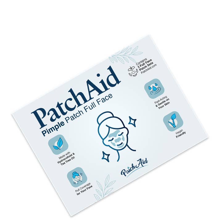 PatchAid - Wholesale Acne/Hydrocolloid Patch - Pimple Patch Full Face – Complete Acne Care for Clear Skin3