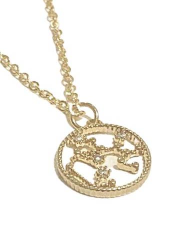Collar Anillo del Zodíaco de Oro para venta al por mayor de Links & Locks
