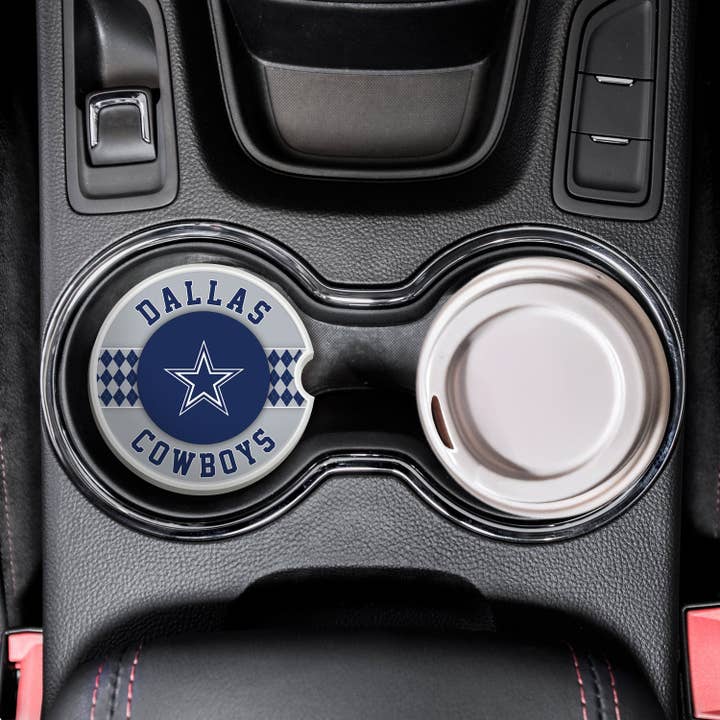 Base de Copo em Cerâmica NFL Dallas Cowboys Argyle - Pack de 2 por atacado de Fan Creations