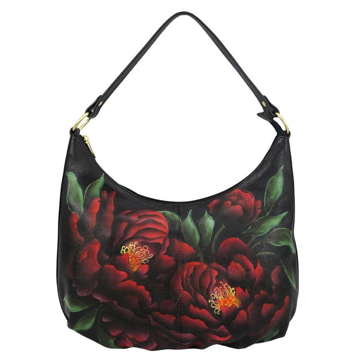 Anuschka | Vanya Lara (USA) - Wholesale Shoulder bag – women's - Ruched Hobo - 7615