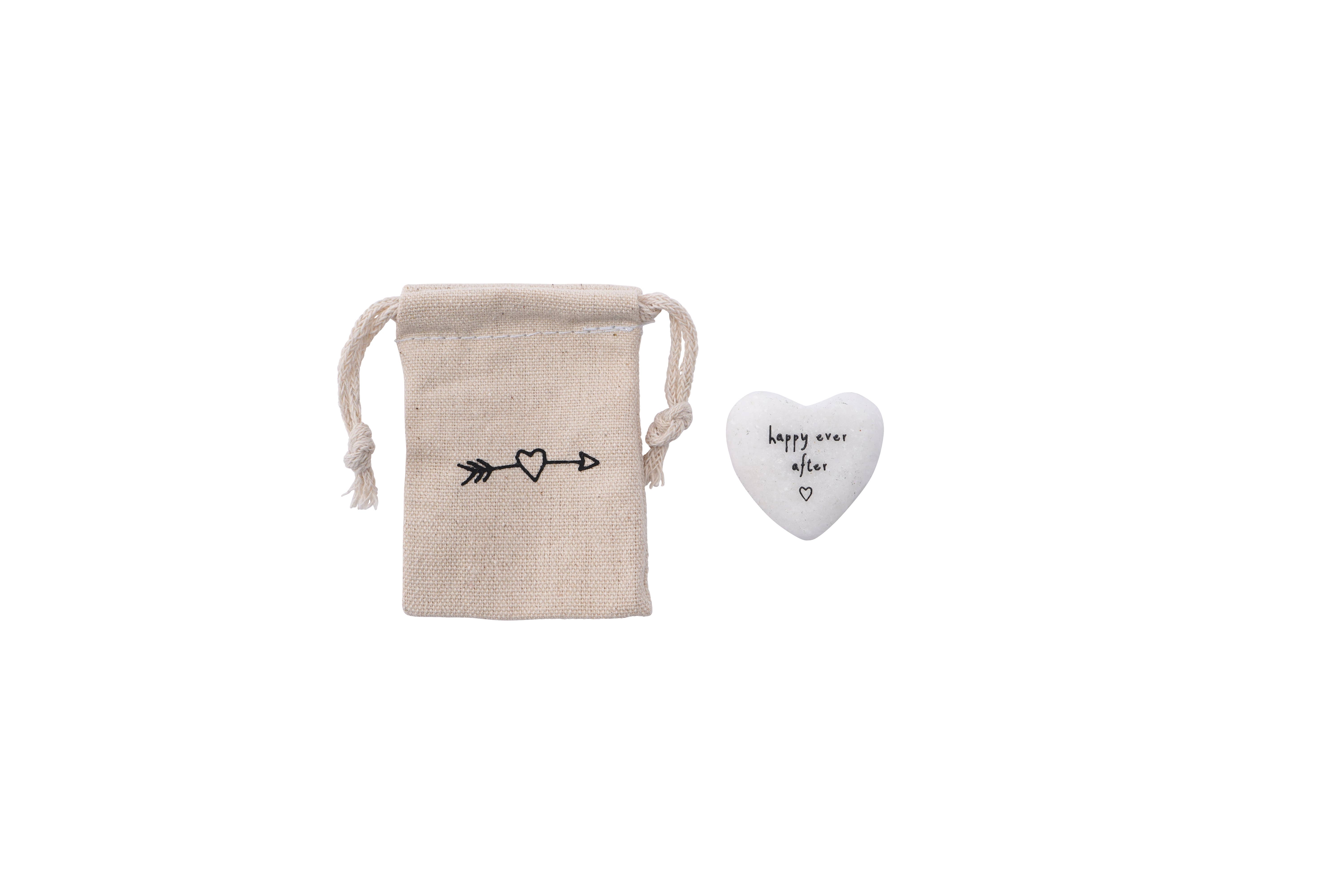 CGB Giftware - Vente Jeton/pièce de collection - Coffret 48 Pierres en Forme de Cœur avec Messages Variés « Send With Love »2