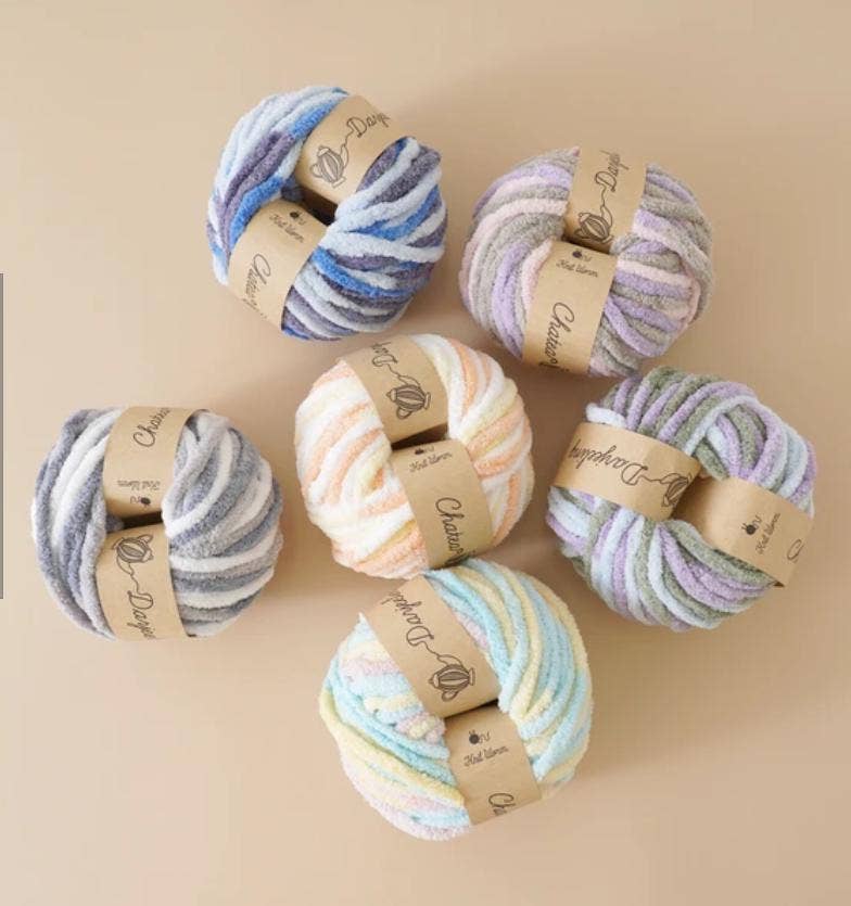 「FUNJI」In Japan - Wholesale Yarn - Super Bulky Chenille Yarn Soft Polyester Craft 10 Skeins9