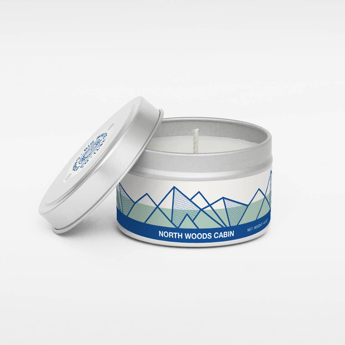 Big White Yeti - Wholesale Travel Candles - North Woods Cabin Soy Candle - 6oz tin or 8oz glass0