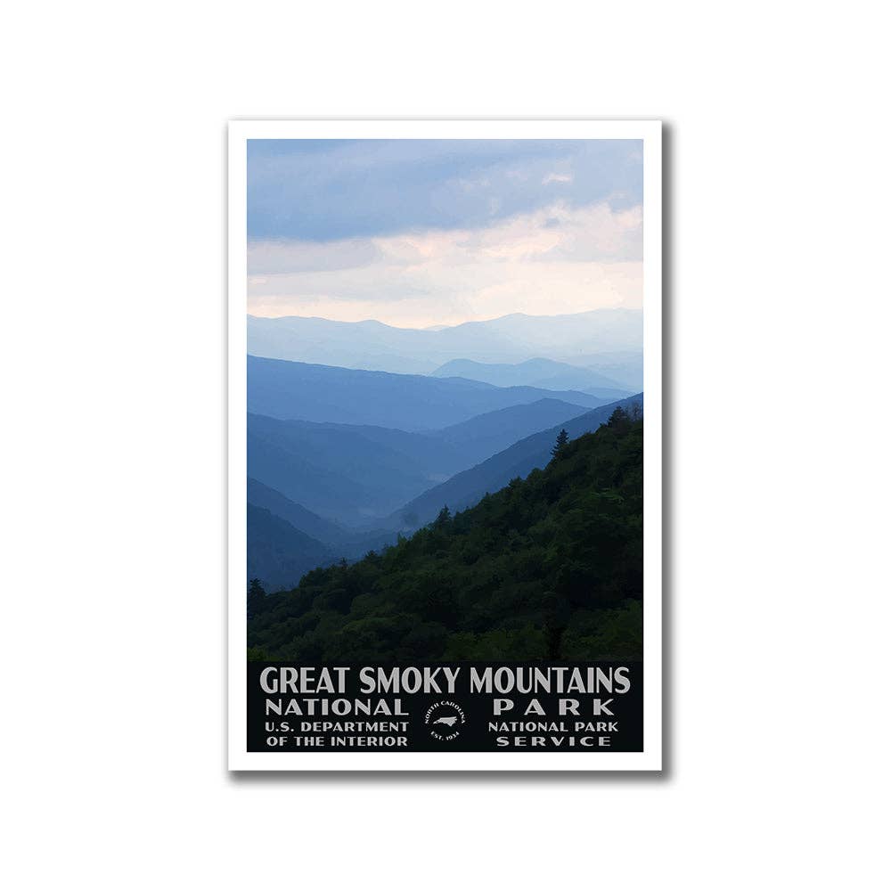 Just Go Travel Studios - Wholesale Poster - Great Smoky Mountains National Park Poster-WPA (Smoky Mountains) - WS0