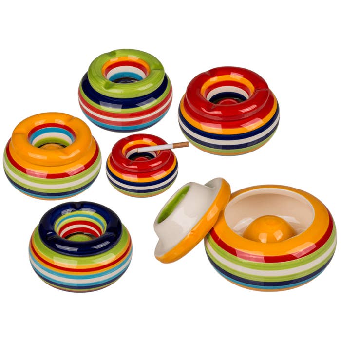 Storm Aschenbecher, Stripes, für den Großhandel von Out of the blue KG