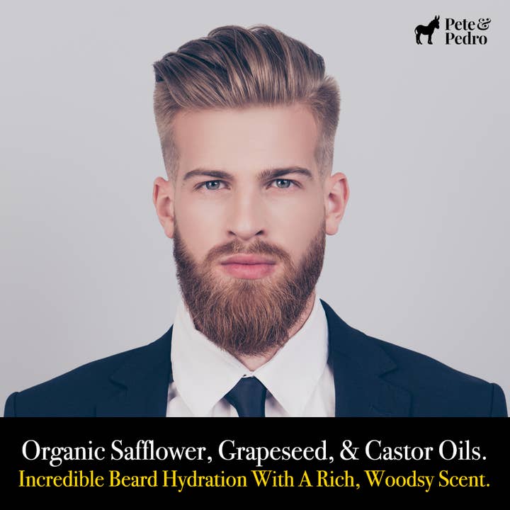 Pete & Pedro - Wholesale Beard Styling Product - Pete & Pedro Natural Blend Woodsy Beard Oil2