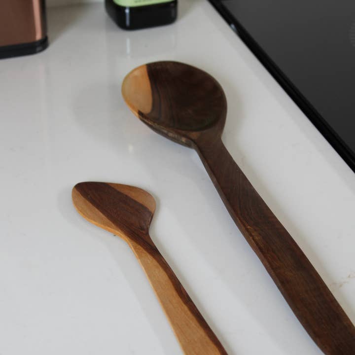 Ware by Maki - Wholesale Kitchen Spoon - Large Hand-Carved Soup Spoon2