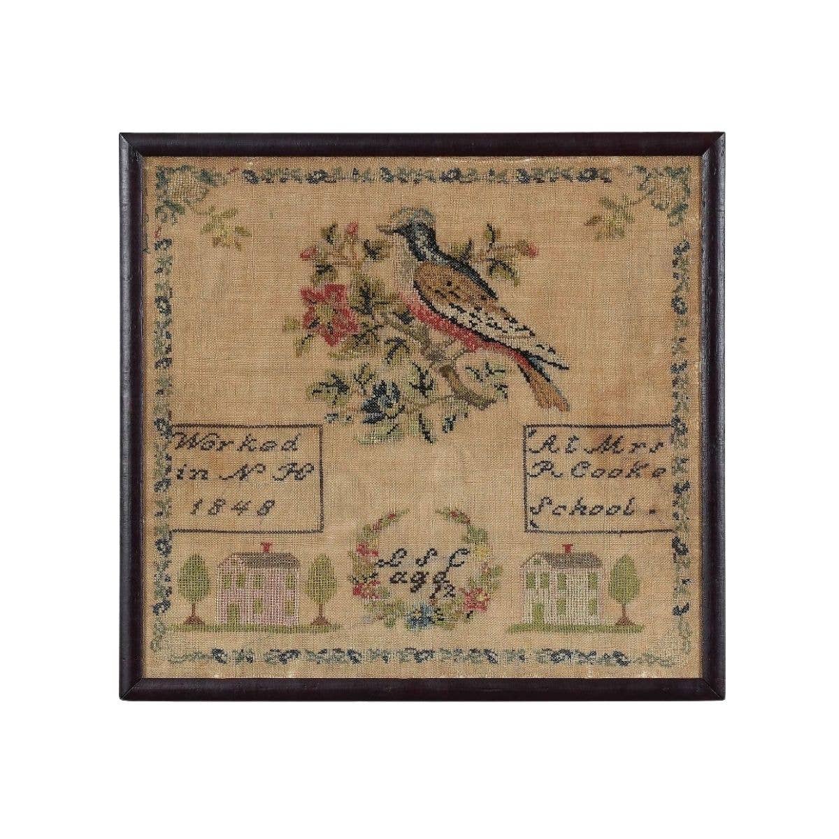 The Wishing Thorn - Wholesale Embroidery/Cross Stitch Supplies - LSC 1848 – New Hampshire Sampler Paper Chart2