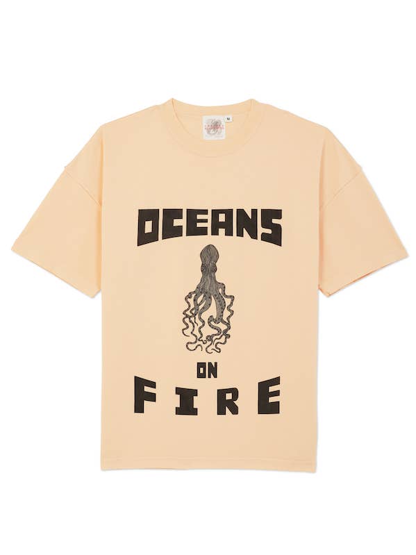 Oceans on Fire T-shirt for wholesale by The Rad Black Kids