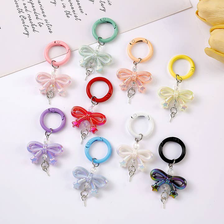 MKS America - Wholesale Keychain - Women's - Bow-shaped keychain bag charm17