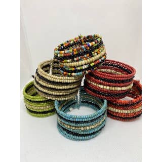 Vintage Style Wire beaded Bracelet for wholesale by Shae's Resale