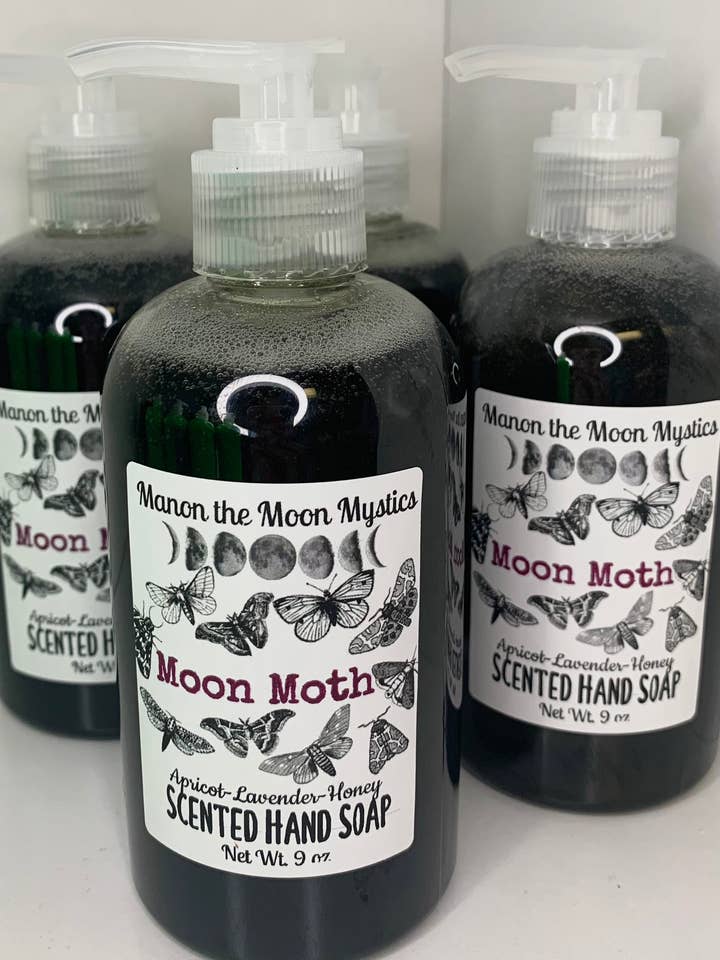 Savon liquide pour les mains Moon Moth pour la vente par Man on the Moon Mystics