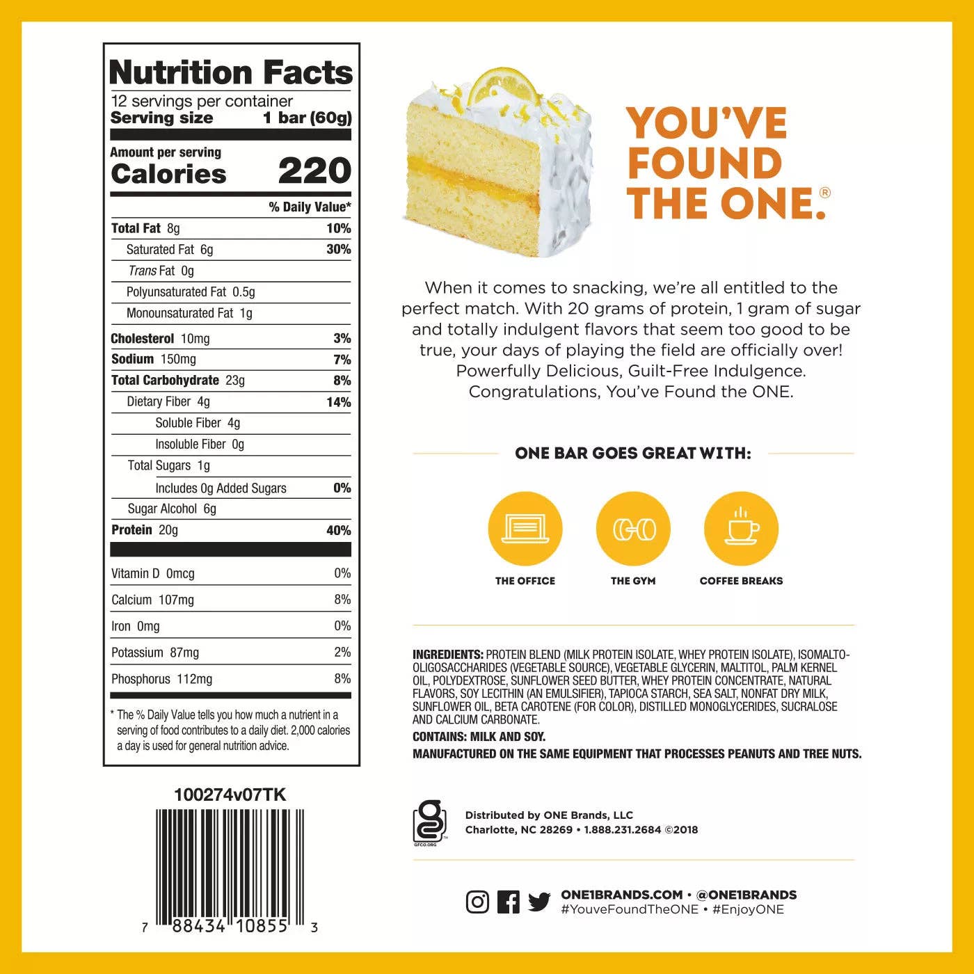 Campus Protein - Wholesale Snack Bar - ONE Bar23
