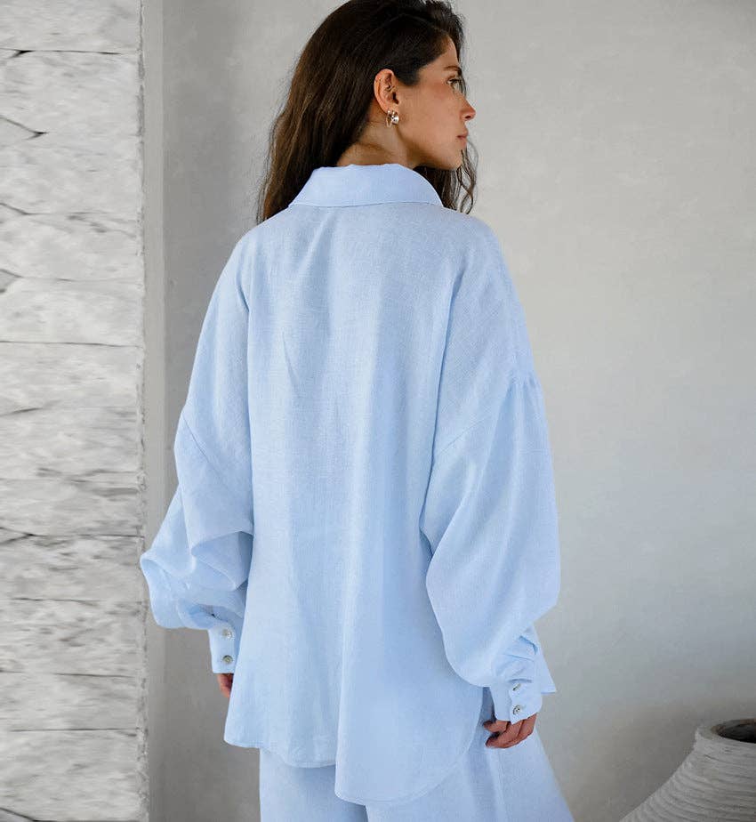 Marayn - Wholesale Lounge Set - Women's - Boho Chic Autumn Set Linen Blend Lounge Style35