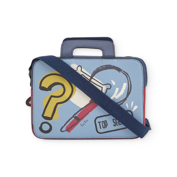 tuc tuc - Wholesale Crossbody Bag - Kids - Messenger bag for kids with detective dog print1