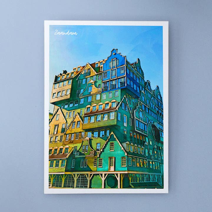 Arquitetura Holandesa, Países Baixos - Cartão Postal A6 com Envelope por atacado de Travelfy.art