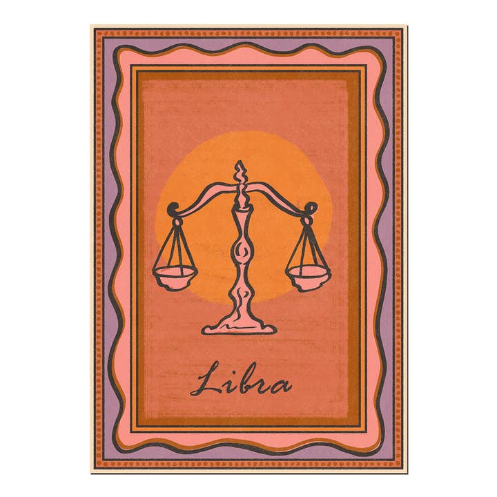 Libra Print for wholesale by cai & jo USA