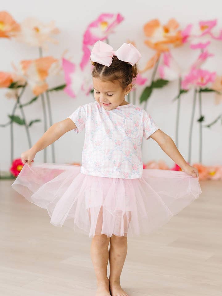 Mila & Rose - Wholesale Tutu - Kids - Ribbons & Roses Tutu Shorts
