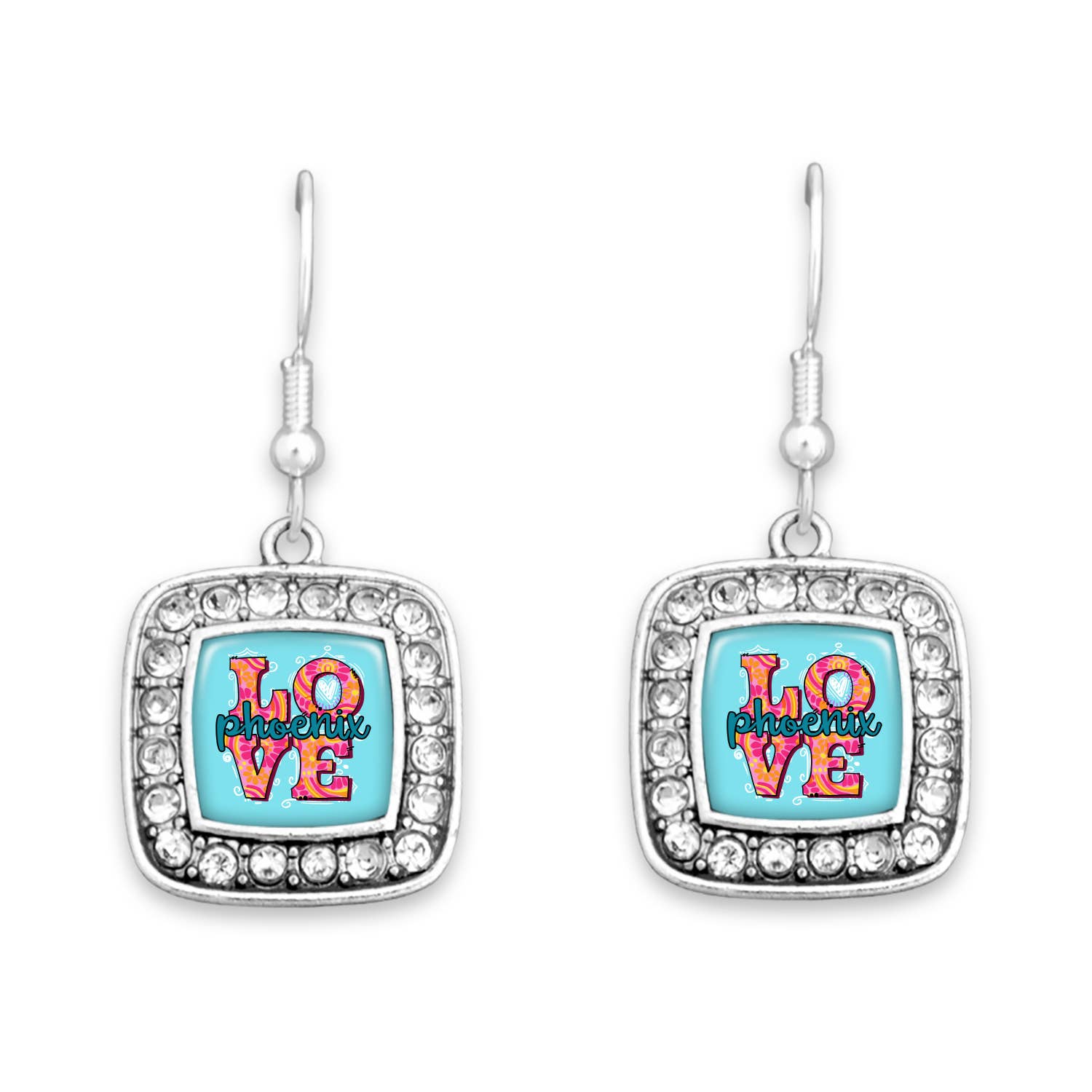 From The Heart - Wholesale Dangle Earrings - Kassi Souvenir Earrings0