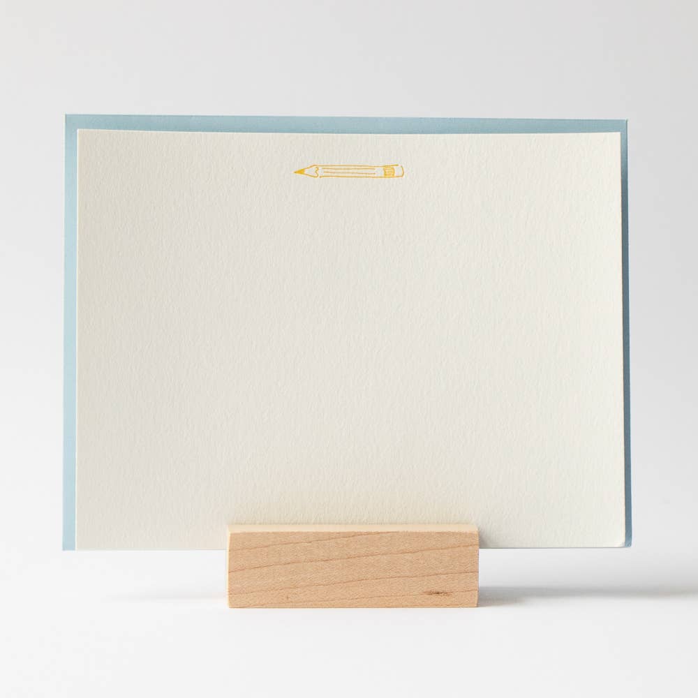 Albertine Press – Großhandel Briefpapier-/Postkarten-Set – Notizkarten-Set mit Bleistift - Informals1