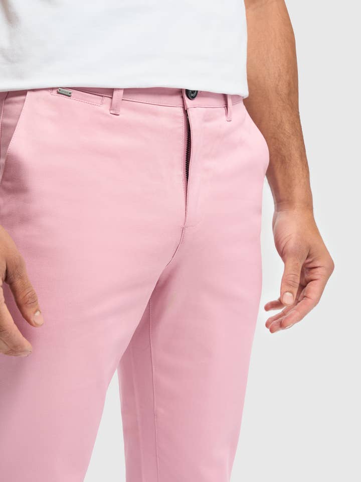 CASTLESON - Wholesale Pants - Men's - Chino trousers men - Cavani Dakota Mauve4