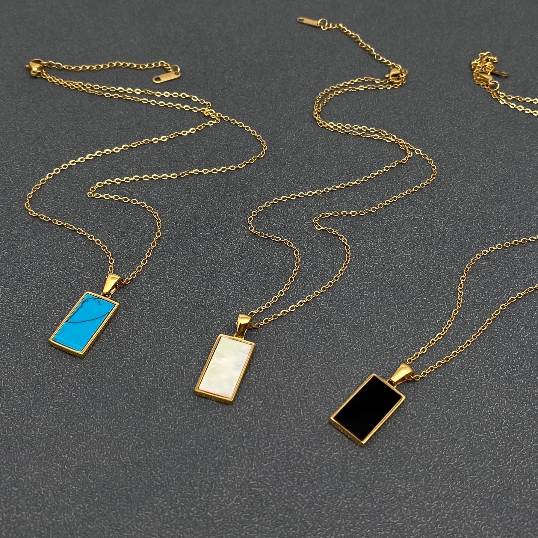 Mio Queena – Engroshandel Halskæde med vedhæng – Stjerne Måne Tarot 18K Guldbelagt Stålhalskæde - FGS/MS2