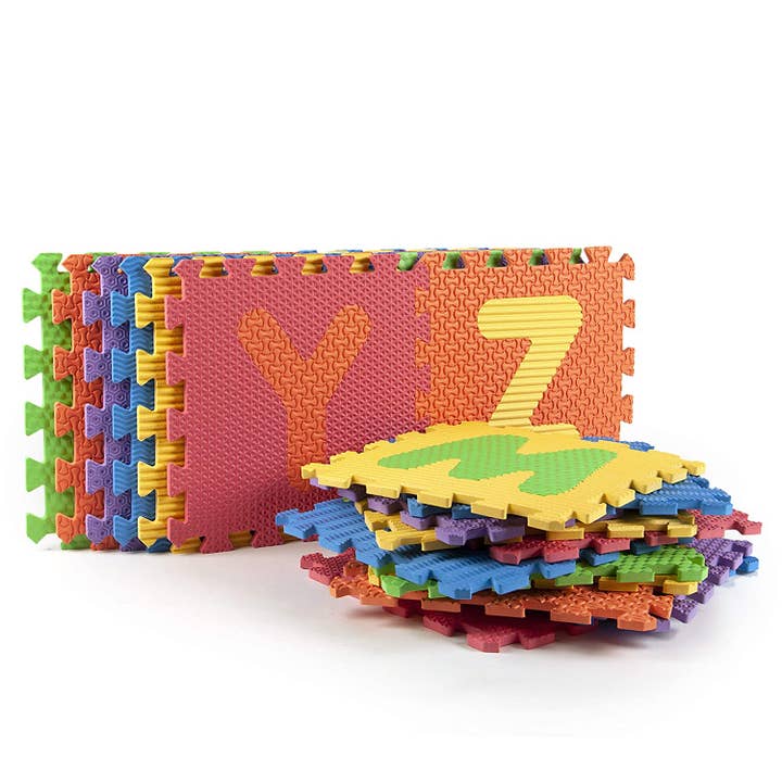 Tadpoles | Baby + Kids | Home + Play - Wholesale Play Mat - Kids & Baby - Tadpoles 36Pc Soft EVA Foam Baby Play Mat Set, Multi