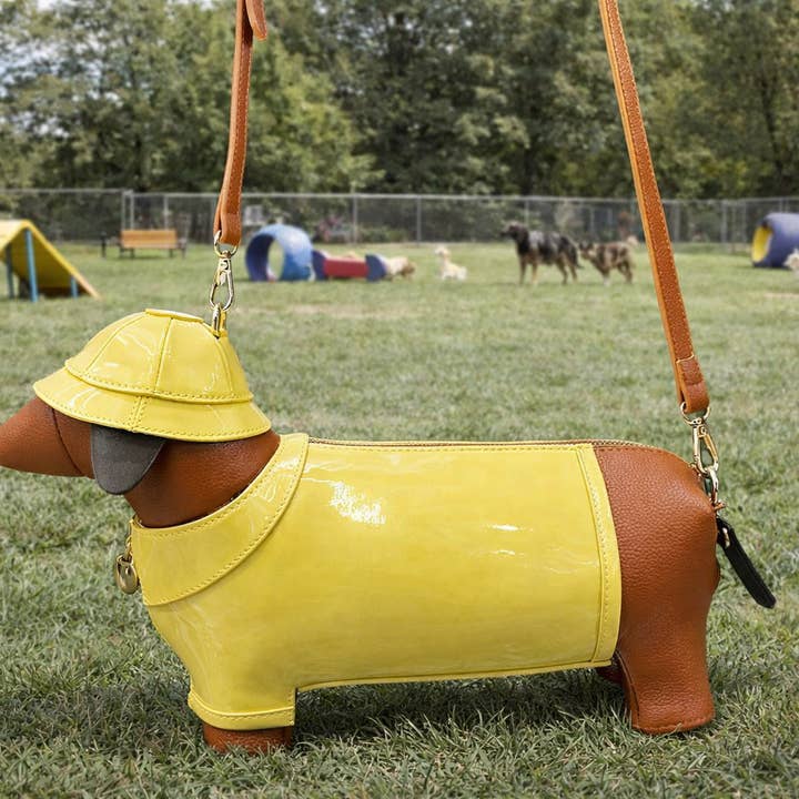 Daisy The Doxie - Vegansk Læder Håndtaske for engroshandel hos Timmy Woods Beverly Hills