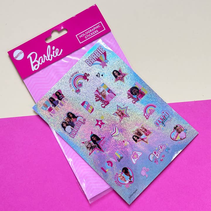 Blueprint Collections – wholesale Sticker – Barbie Girl Holographic Stickers2