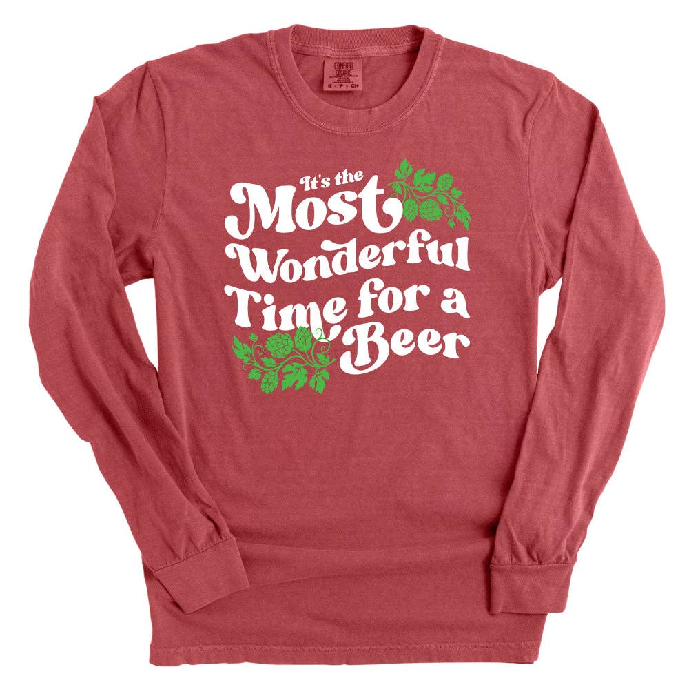 Let's Get This Thread - Wholesale Screen Printed T-Shirt - Women's - It's The Most Wonderful Time for a Beer12
