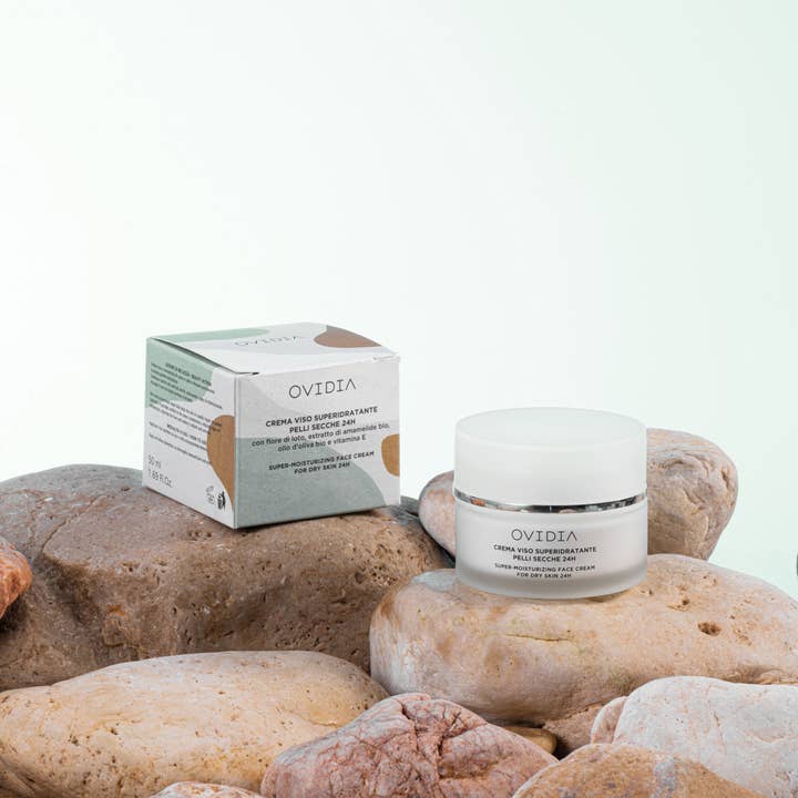 Crema facial superhidratante 24 horas para piel seca para venta al por mayor de Ovidia