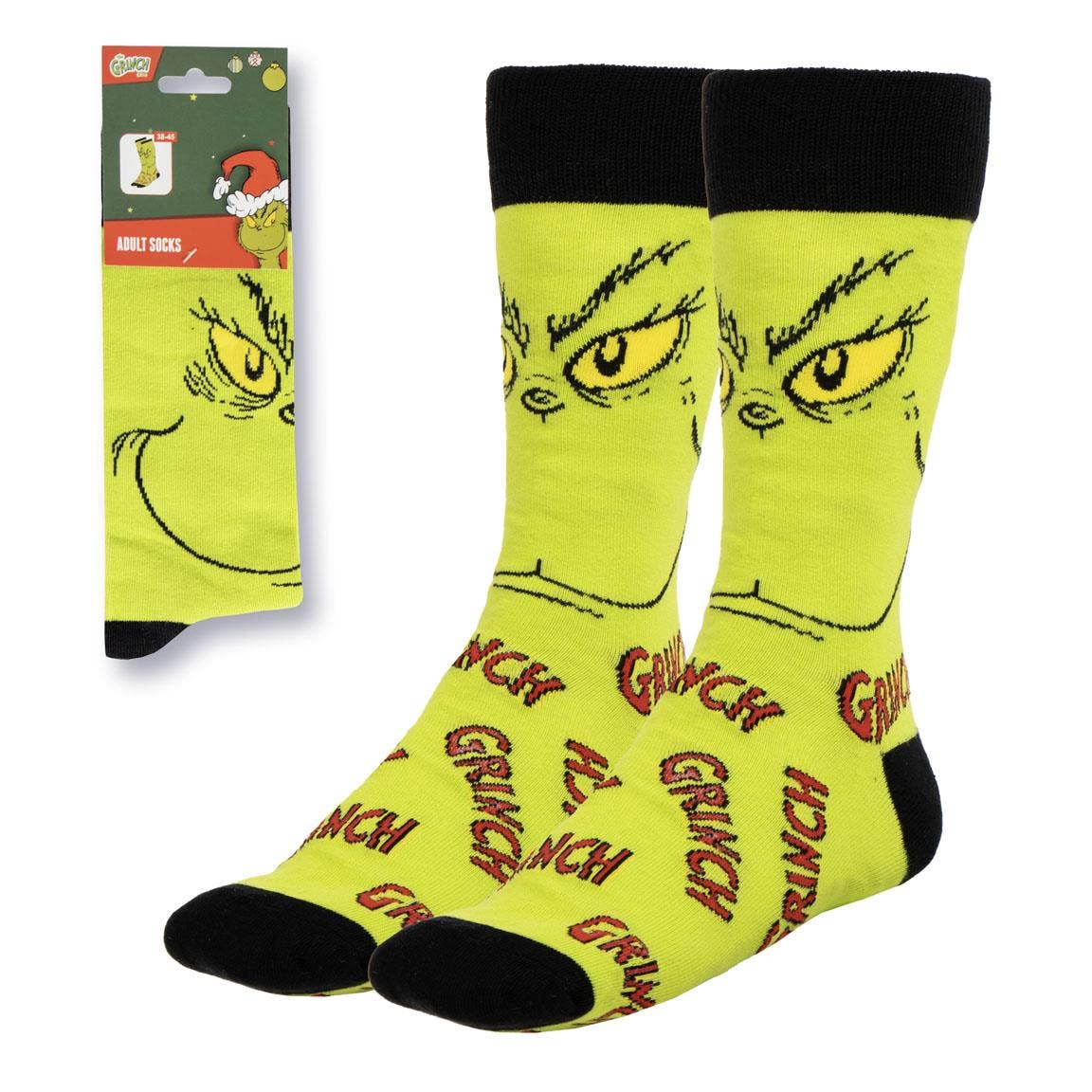 Mastoys, S.L. - Wholesale Socks - Unisex - THE GRINCH SOCKS - 29000025100