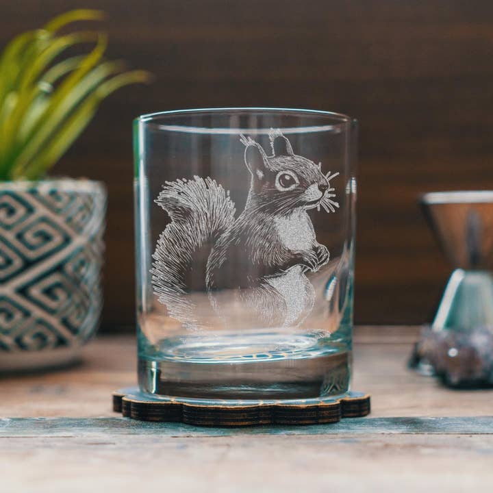 Benoit's Design Co. - Wholesale Cocktail/Liquor Glass - Squirrel Glasses