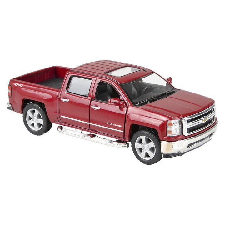 The Toy Network - Wholesale Toy Car/Truck - Kids - 5" Diecast Pull Back 2014 Chevy Silverado 12/Disp4