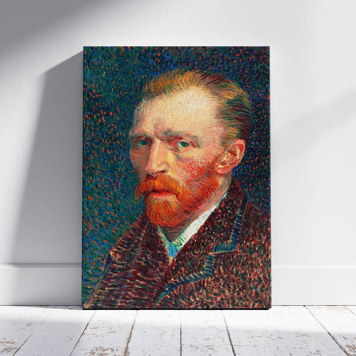Self Portrait - Vincent van Gogh - Framed Canvas Wall Art Print for wholesale by House Prints