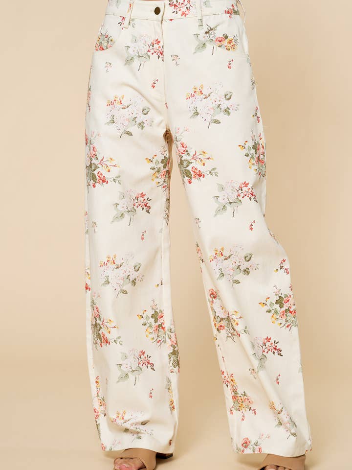 Pantalon large à fleurs pour la vente par Lalavon