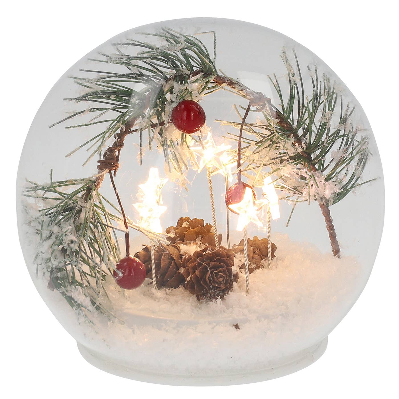 Joe Davies - Wholesale Christmas Decoration - Frosty Xmas LED Stars Ball Small0