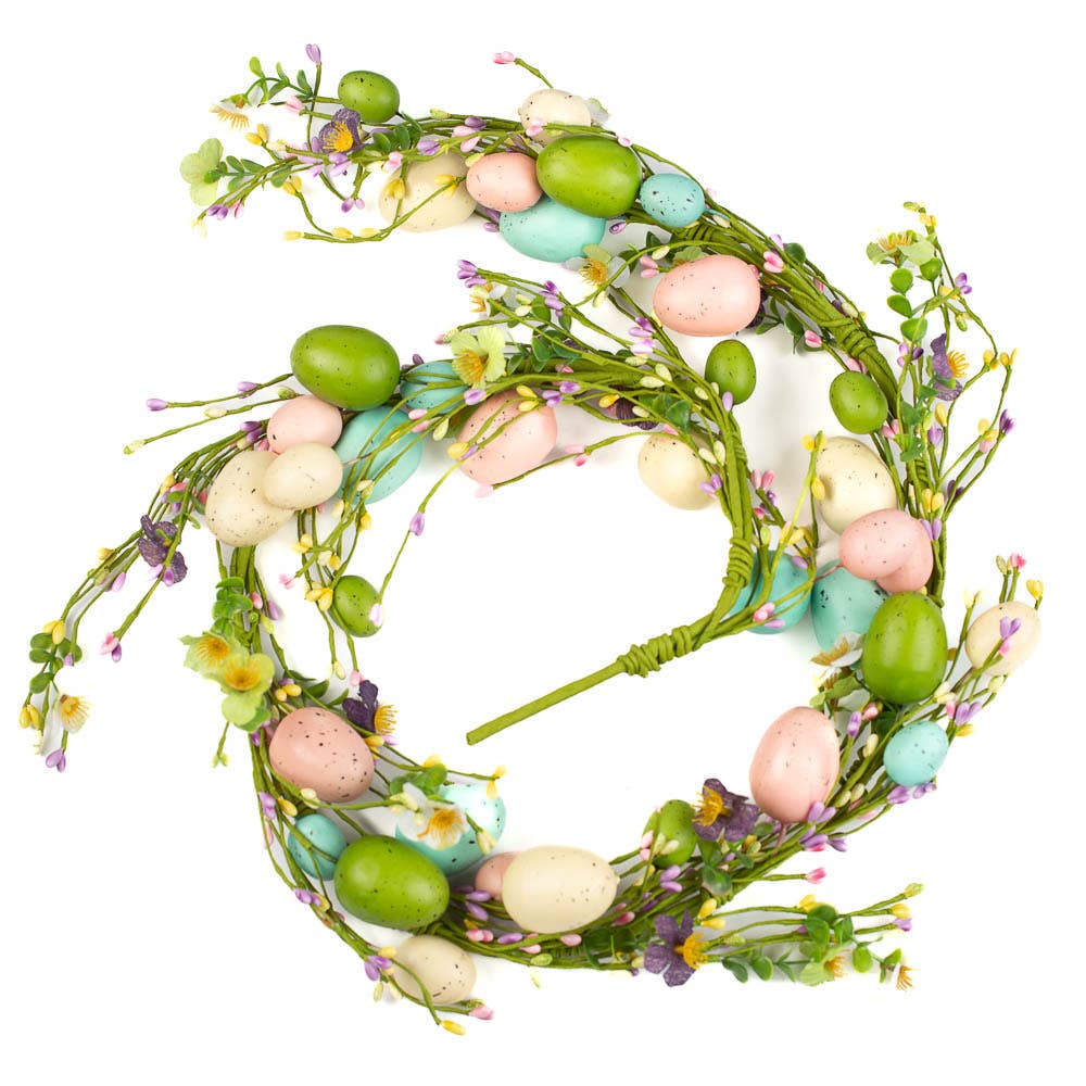 Factory Direct Craft – wholesale Bunting/garland – Easter Egg Pip Berry Garland - 5 feet long 3