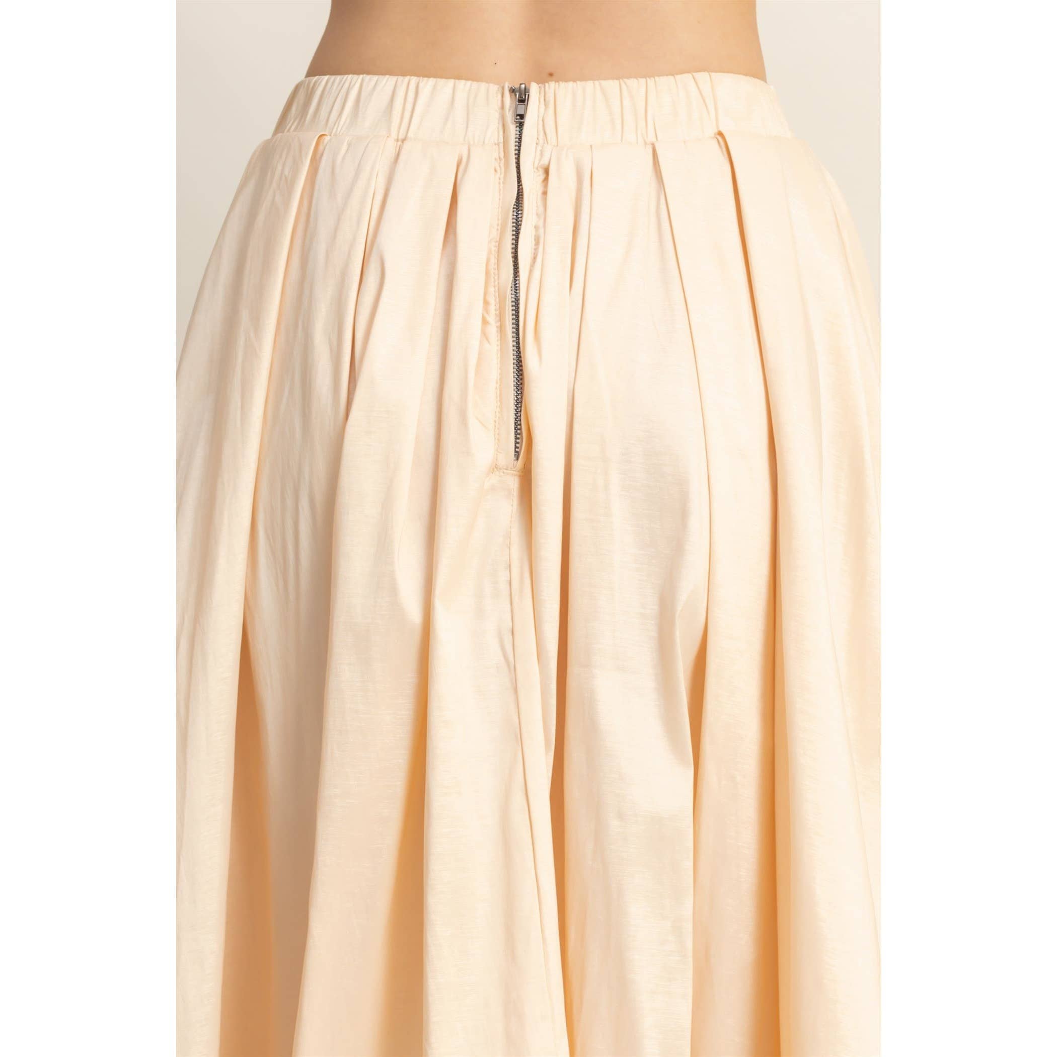 HYFVE - Vendita all'ingrosso Gonna - Donna - Gonna midi a pieghe classica a trapezio2