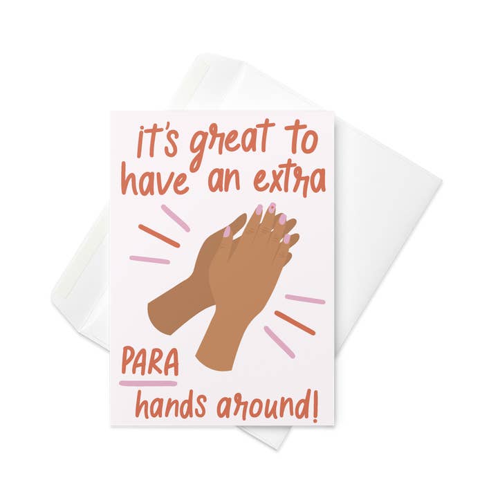 Room 1021 - Wholesale Everyday Greeting Card - Extra Para Hands Greeting Card1