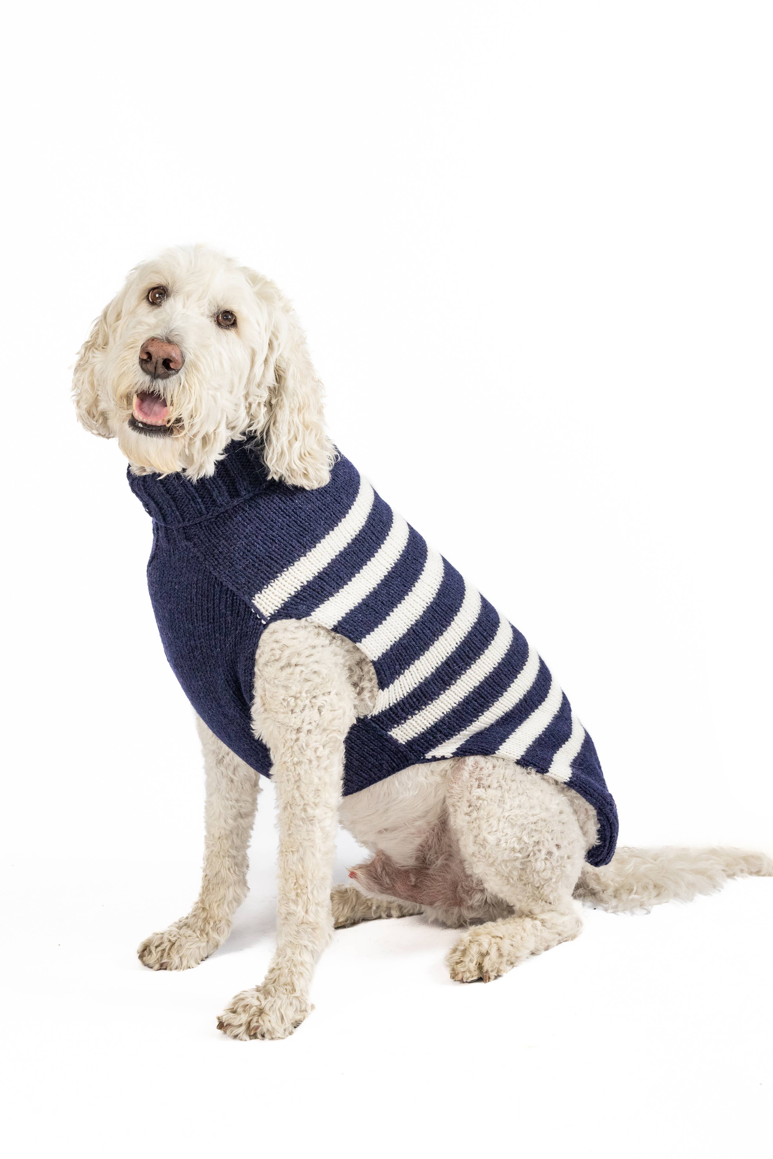 CHILLY DOG LLC - Wholesale Pet Sweater - Dog - Alpaca Flynn Stripe Sweater2