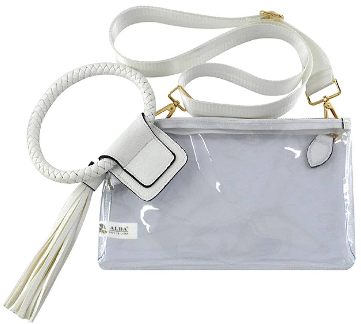 MiMi Wholesale - Vente Pochette – femme - Pochette transparente à pompon AD205T10
